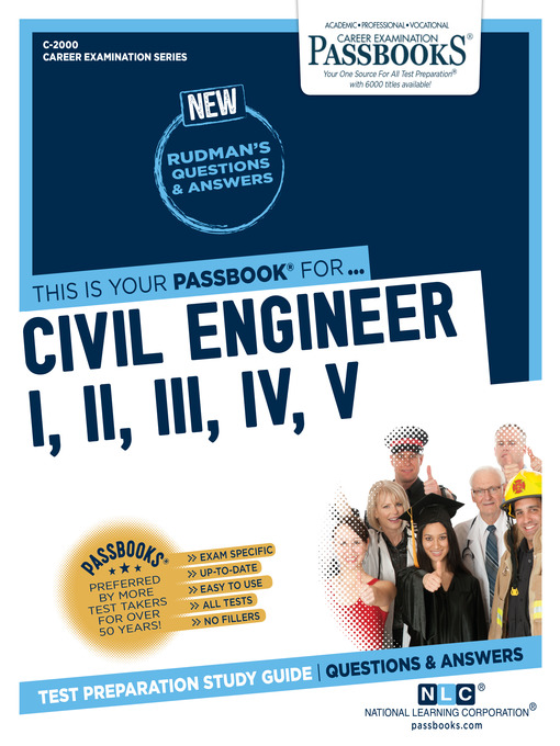 Title details for Civil Engineer I, II, III, IV, V by National Learning Corporation - Available